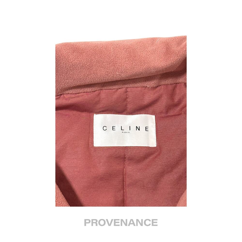 🔴 Celine Logo Padded Down Vest - Red Paisley - Picture 6 of 9